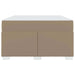 Cadru de pat Cappuccino 120 x 190 cm Piele artificială - WALTI WALTI