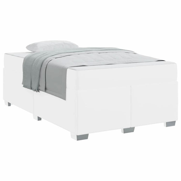 Cadru de pat Alb 120 x 200 cm Piele artificială - WALTI WALTI