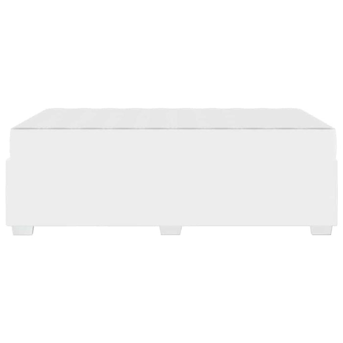 Cadru de pat Alb 120 x 200 cm Piele artificială - WALTI WALTI
