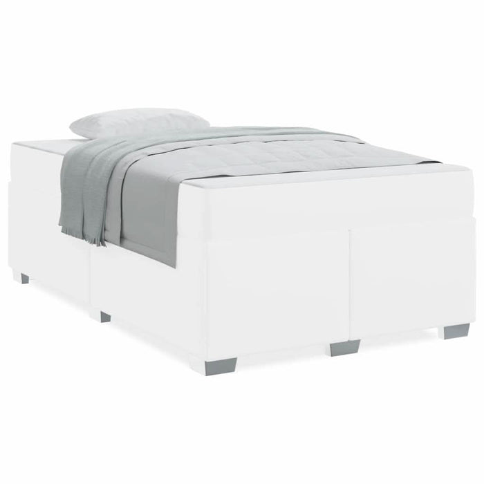 Cadru de pat Alb 120 x 200 cm Piele artificială - WALTI WALTI
