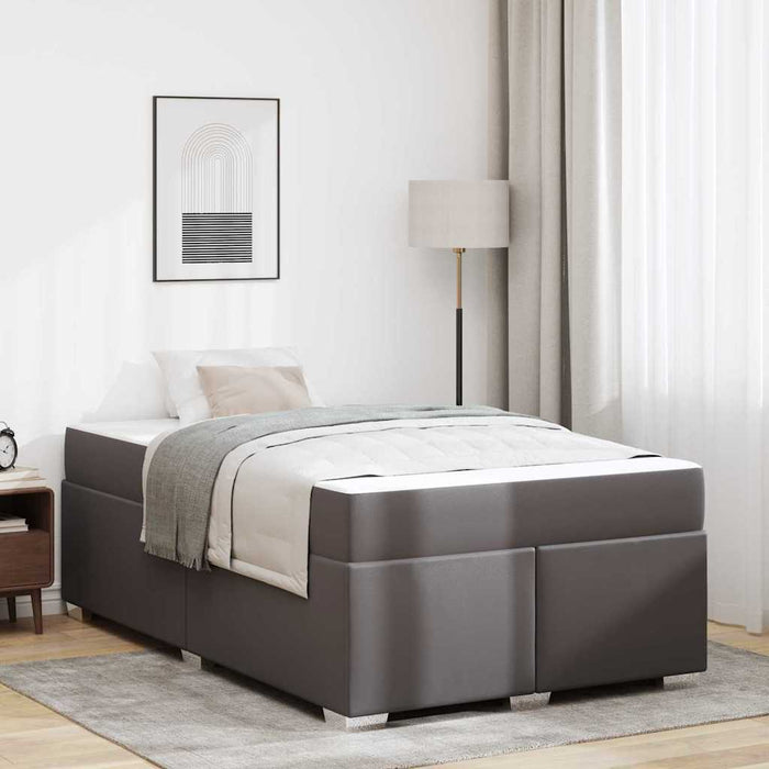 Cadru de pat Gri 120 x 200 cm Piele artificială - WALTI WALTI