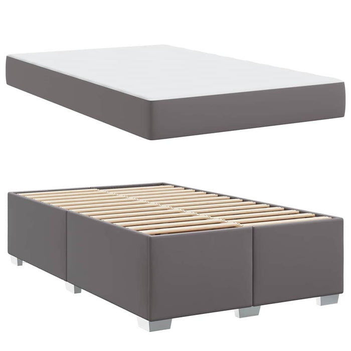 Cadru de pat Gri 120 x 200 cm Piele artificială - WALTI WALTI