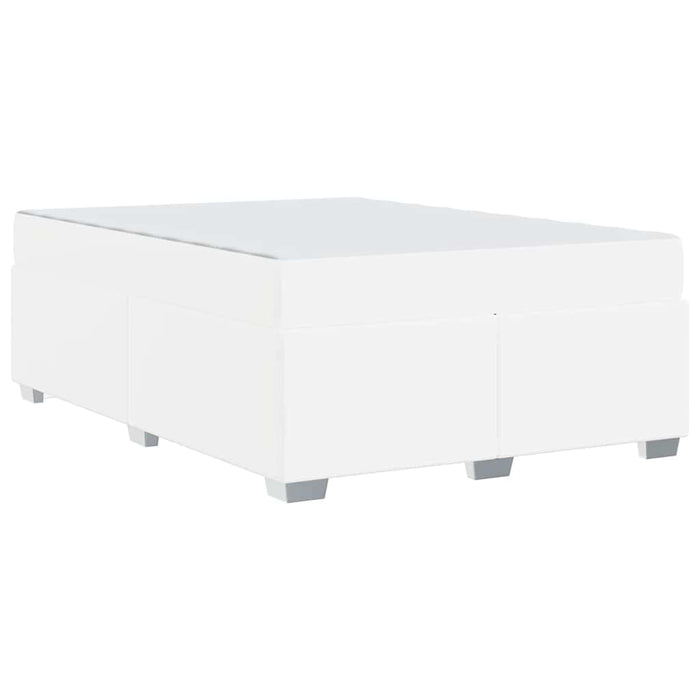 Cadru de pat Alb 140 x 200 cm Piele artificială - WALTI WALTI