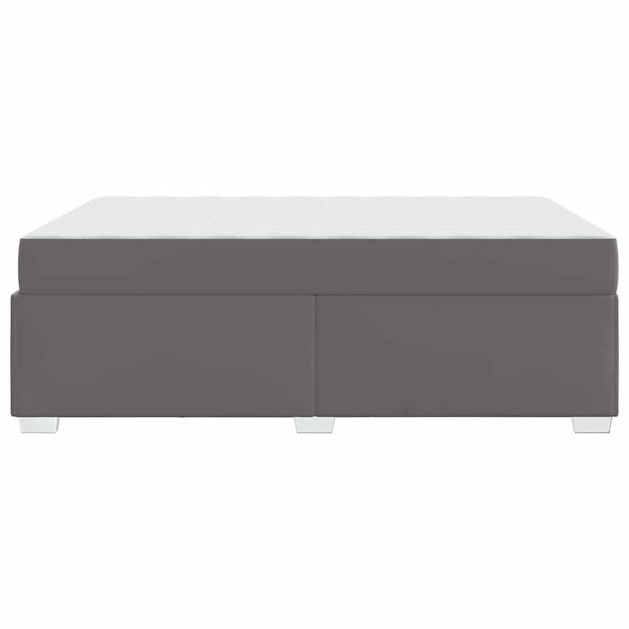 Cadru de pat Gri 140 x 200 cm Piele artificială - WALTI WALTI