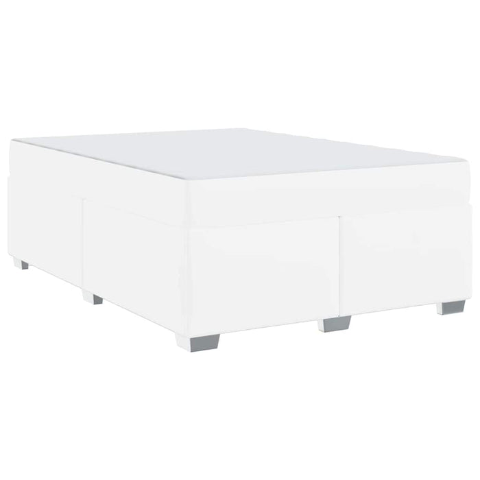 Cadru de pat Alb 160 x 200 cm Piele artificială - WALTI WALTI