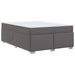 Cadru de pat Gri 160 x 200 cm Piele artificială - WALTI WALTI