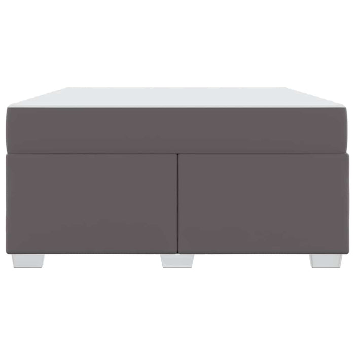 Cadru de pat Gri 160 x 200 cm Piele artificială - WALTI WALTI
