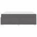 Cadru de pat Gri 160 x 200 cm Piele artificială - WALTI WALTI