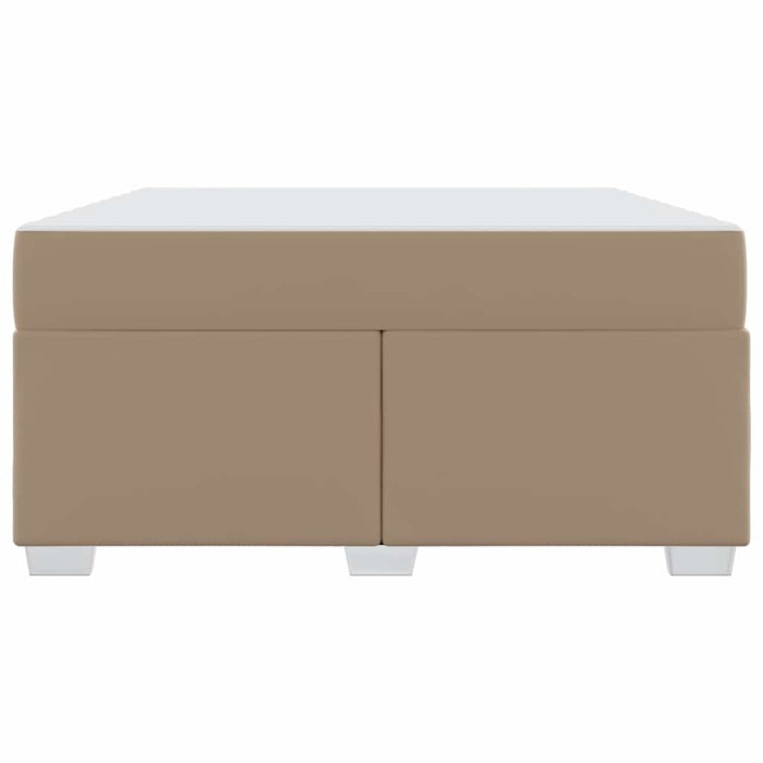 Cadru de pat Cappuccino 160 x 200 cm Piele artificială - WALTI WALTI