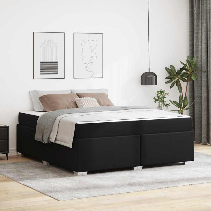Cadru de pat Negru 180 x 200 cm Piele artificială - WALTI WALTI