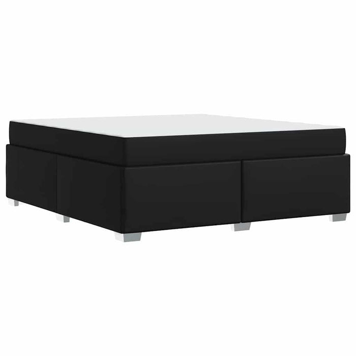 Cadru de pat Negru 180 x 200 cm Piele artificială - WALTI WALTI