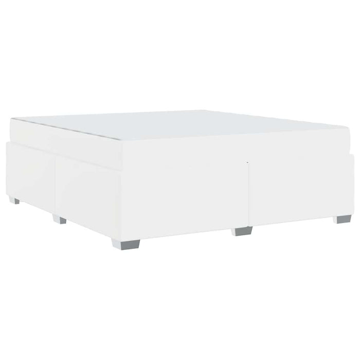Cadru de pat Alb 180 x 200 cm Piele artificială - WALTI WALTI
