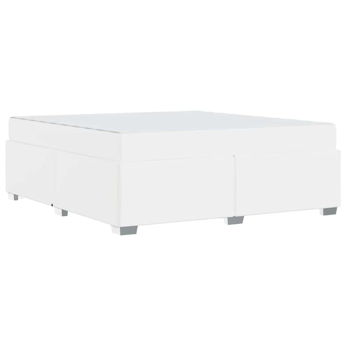 Cadru de pat Alb 180 x 200 cm Piele artificială - WALTI WALTI