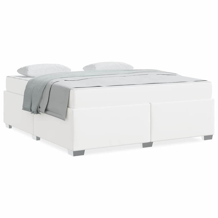 Cadru de pat Alb 180 x 200 cm Piele artificială - WALTI WALTI