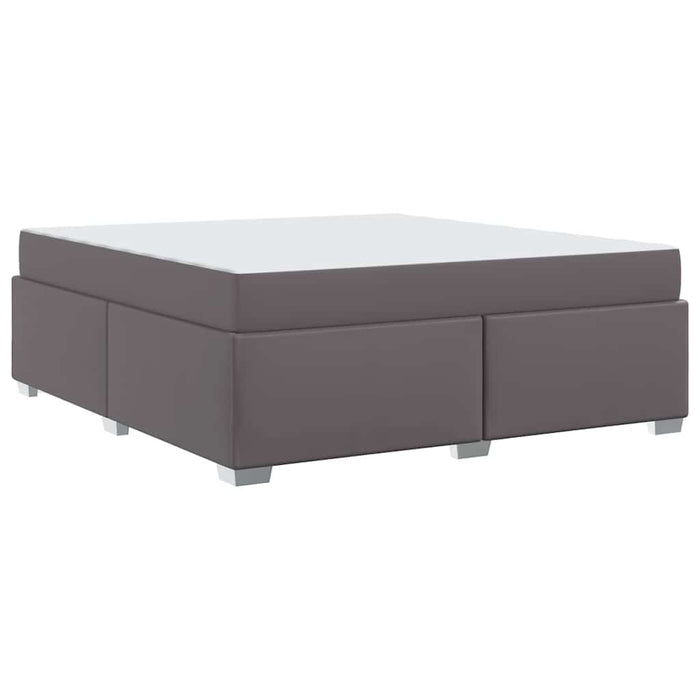 Cadru de pat Gri 180 x 200 cm Piele artificială - WALTI WALTI