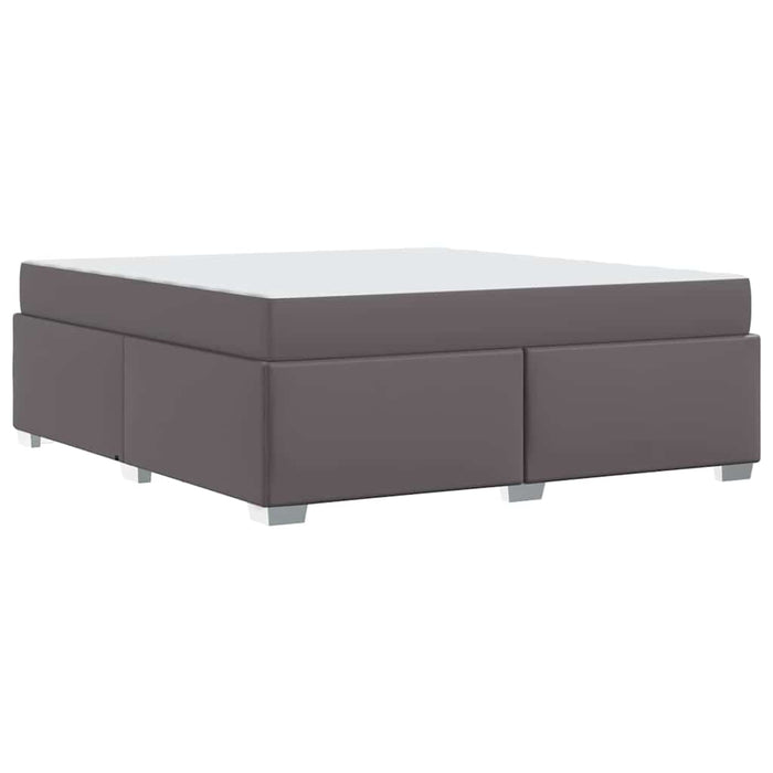 Cadru de pat Gri 180 x 200 cm Piele artificială - WALTI WALTI