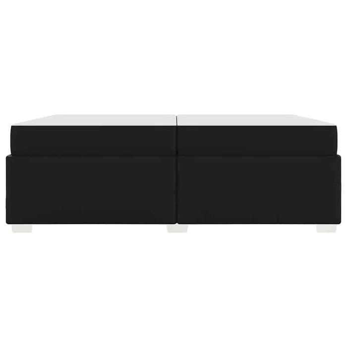 Cadru de pat Negru 200 x 200 cm Piele artificială - WALTI WALTI