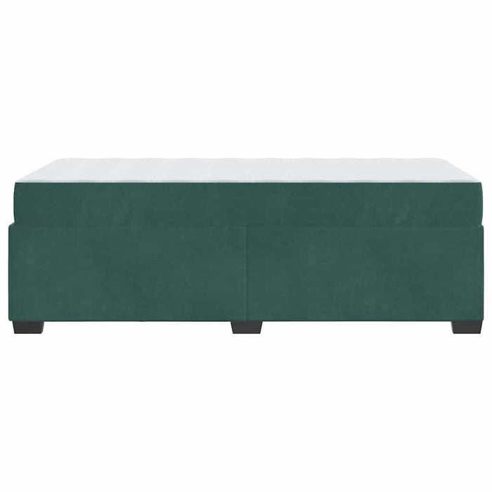 Cadru de pat cu saltea Verde închis 80 x 200 cm Catifea - WALTI WALTI