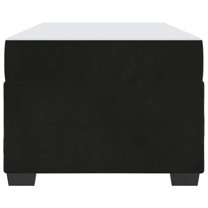 Cadru de pat cu saltea cu saltea Negru 90 x 190 cm Catifea - WALTI WALTI
