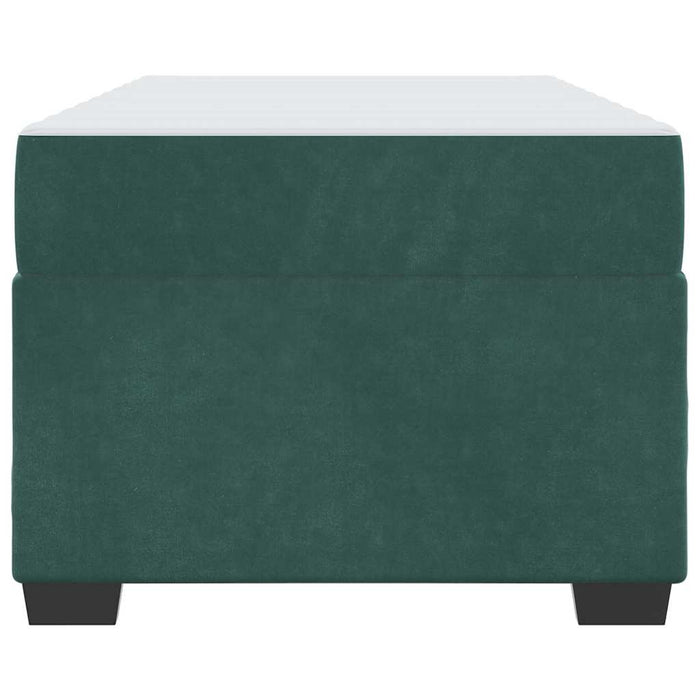 Cadru de pat cu saltea Verde închis 90 x 200 cm Catifea - WALTI WALTI