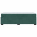 Cadru de pat cu saltea Verde închis 100 x 200 cm Catifea - WALTI WALTI