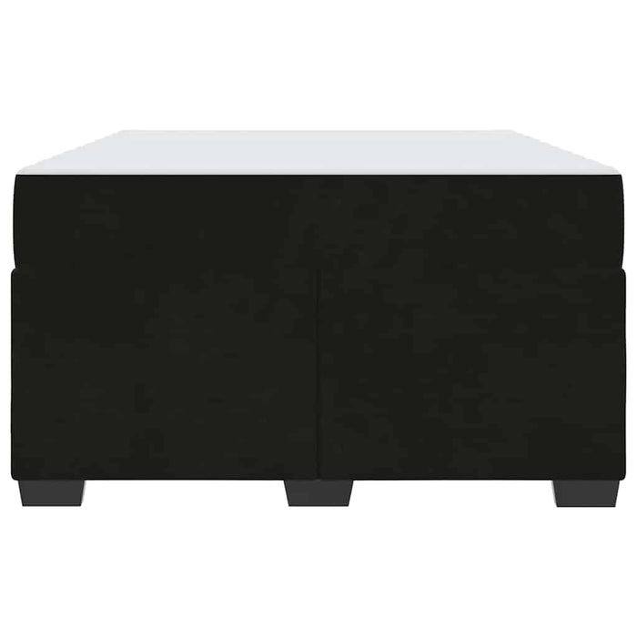 Cadru de pat cu saltea cu saltea Negru 120 x 190 cm Catifea - WALTI WALTI
