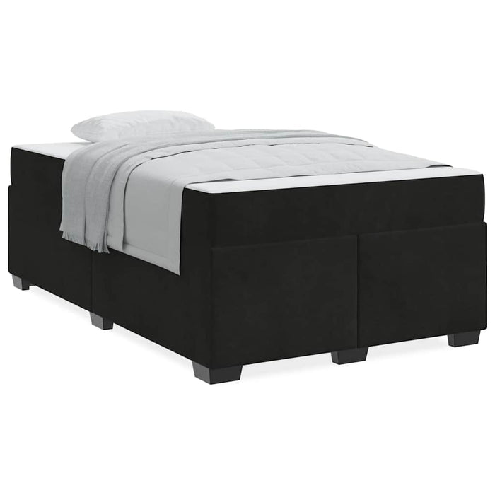 Cadru de pat cu saltea cu saltea Negru 120 x 190 cm Catifea - WALTI WALTI