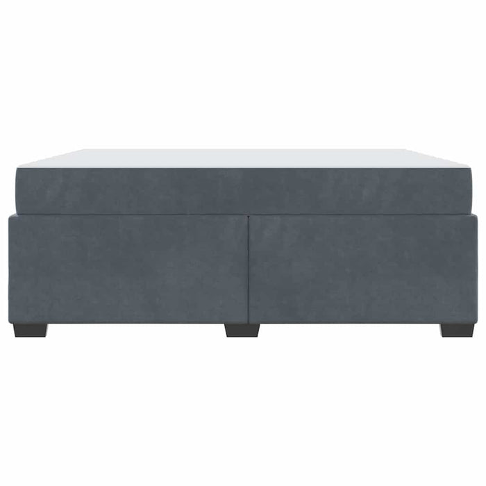Cadru de pat cu saltea Gri închis 180 x 200 cm Catifea - WALTI WALTI