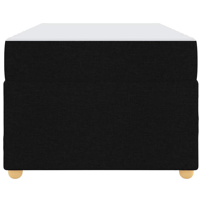 Cadru de pat cu saltea cu saltea Negru 80 x 200 cm țesătură - WALTI WALTI