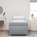 Cadru de pat cu saltea Gri deschis 100 x 200 cm țesătură - WALTI WALTI