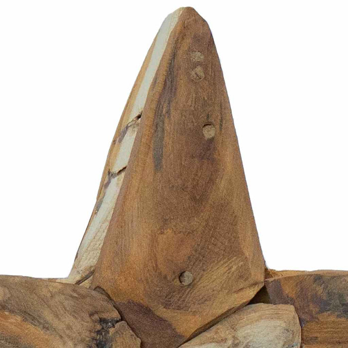 Steaua de Crăciun Maro 31 x 15 x 46 cm Lemn solid de tec - WALTI WALTI