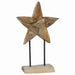 Steaua de Crăciun Maro 31 x 15 x 46 cm Lemn solid de tec - WALTI WALTI