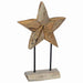 Steaua de Crăciun Maro 31 x 15 x 46 cm Lemn solid de tec - WALTI WALTI