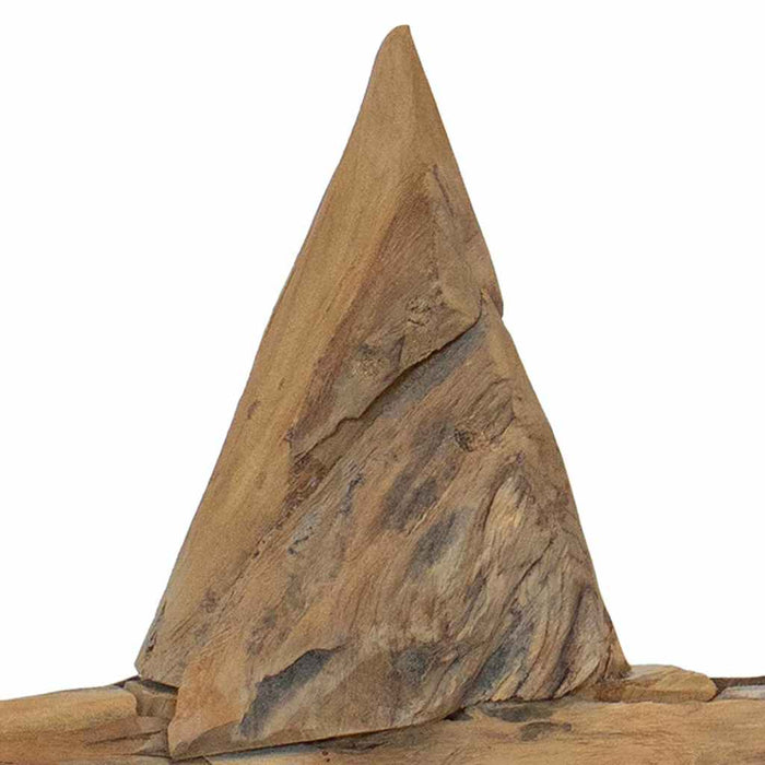 Steaua de Crăciun Maro 43,5 x 13,5 x 59 cm Lemn solid de tec - WALTI WALTI
