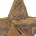 Steaua de Crăciun Maro 43,5 x 13,5 x 59 cm Lemn solid de tec - WALTI WALTI