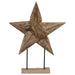 Steaua de Crăciun Maro 59,5 x 18 x 74 cm Lemn solid de tec - WALTI WALTI