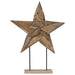 Steaua de Crăciun Maro 59,5 x 18 x 74 cm Lemn solid de tec - WALTI WALTI