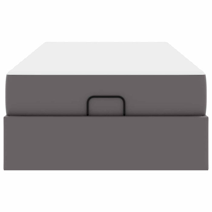 Cadru de pat cu saltea Altele 2 pcs Gri PVC - WALTI WALTI