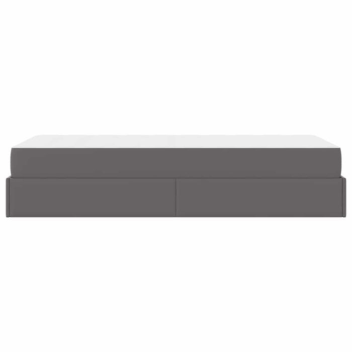 Cadru de pat cu saltea Altele 2 pcs Gri PVC - WALTI WALTI