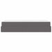 Cadru de pat cu saltea Altele 2 pcs Gri PVC - WALTI WALTI