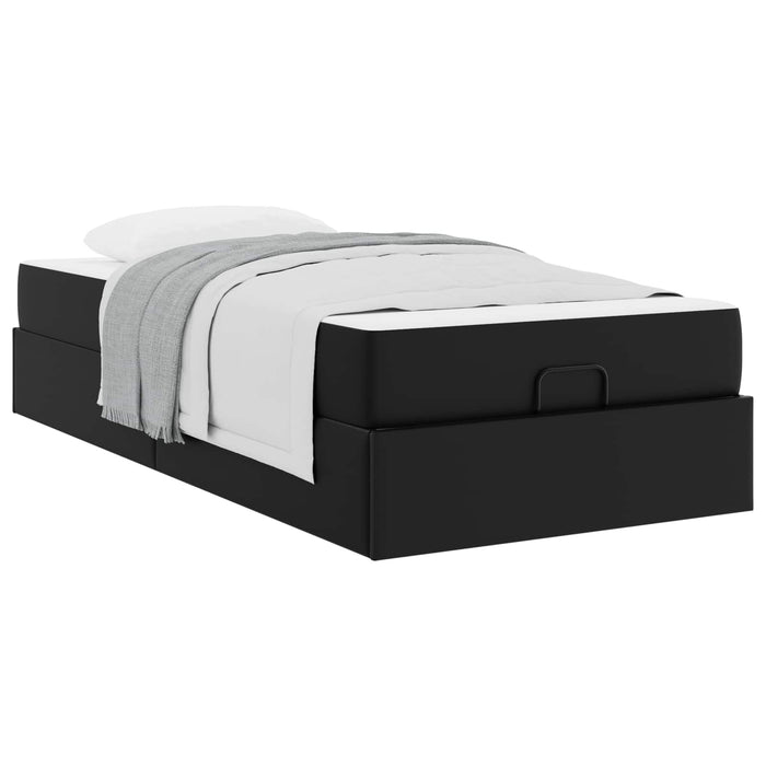 Cadru de pat cu saltea Altele 2 pcs Negru PVC - WALTI WALTI