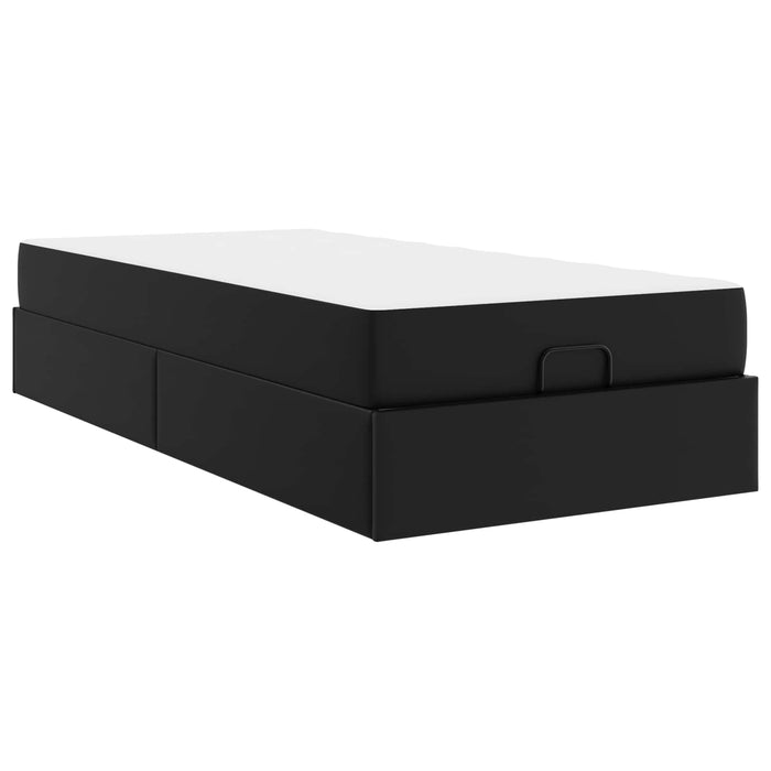 Cadru de pat cu saltea Altele 2 pcs Negru PVC - WALTI WALTI