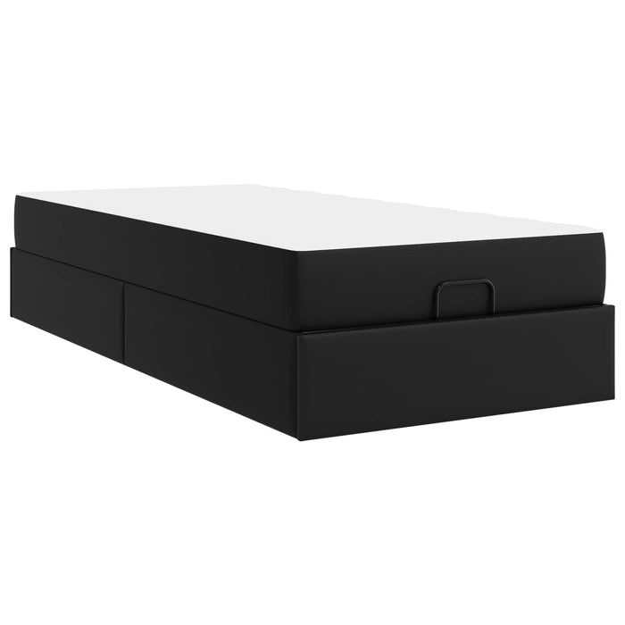 Cadru de pat cu saltea Altele 2 pcs Negru PVC - WALTI WALTI