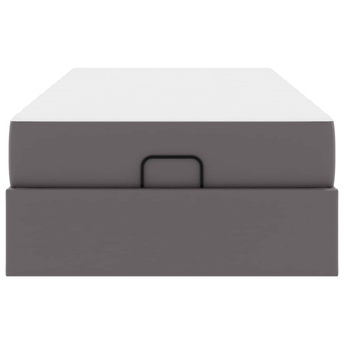 Cadru de pat cu saltea Altele 2 pcs Gri PVC - WALTI WALTI