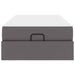Cadru de pat cu saltea Altele 2 pcs Gri PVC - WALTI WALTI