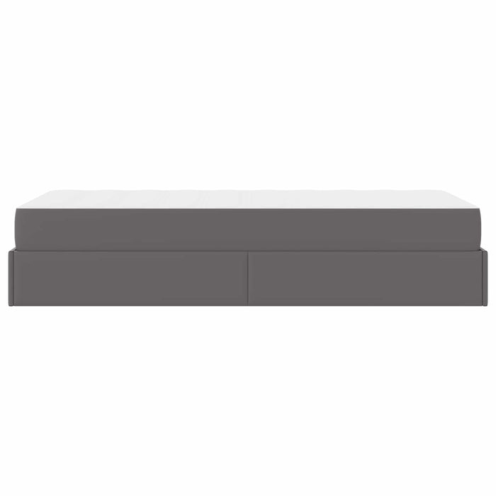 Cadru de pat cu saltea Altele 2 pcs Gri PVC - WALTI WALTI