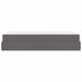 Cadru de pat cu saltea Altele 2 pcs Gri PVC - WALTI WALTI