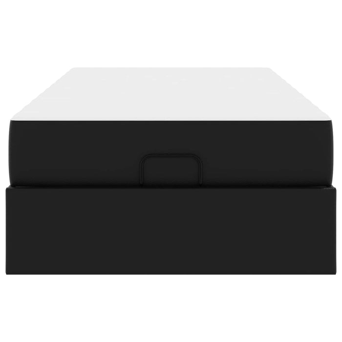 Cadru de pat cu saltea Altele 2 pcs Negru PVC - WALTI WALTI