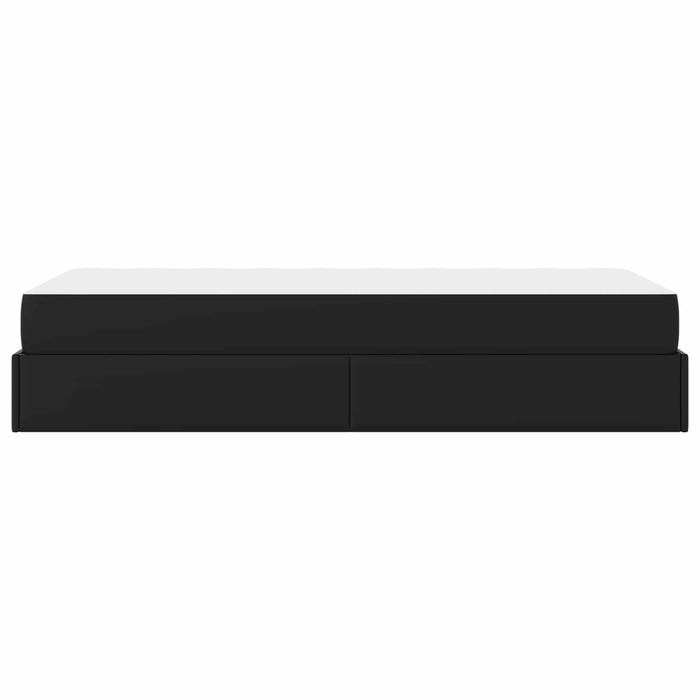Cadru de pat cu saltea Altele 2 pcs Negru PVC - WALTI WALTI