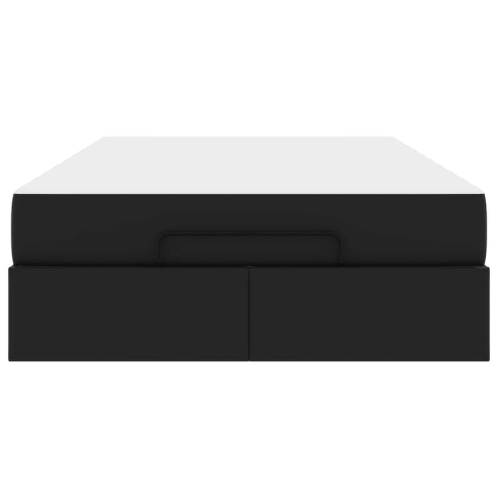 Cadru de pat cu saltea Altele 2 pcs Negru PVC - WALTI WALTI